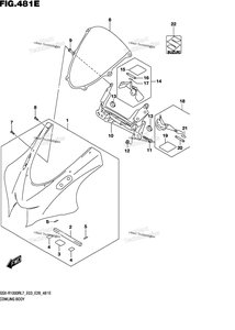 Нажмите для увеличения Cowling Body (Gsx-R1000rzl7 E28)