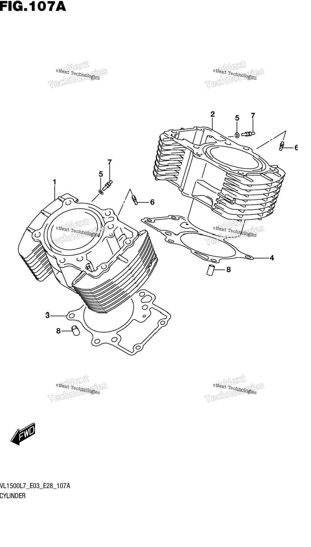 Cylinder (Vl1500bl7 E03)