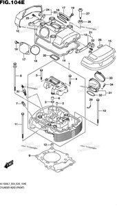 Нажмите для увеличения Cylinder Head (Front) (Vl1500tl7 E03)