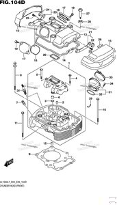 Нажмите для увеличения Cylinder Head (Front) (Vl1500btl7 E28)