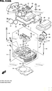 Нажмите для увеличения Cylinder Head (Front) (Vl1500tl7 E33)
