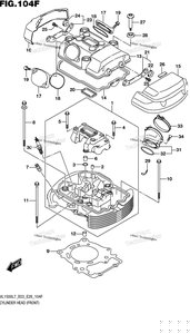 Нажмите для увеличения Cylinder Head (Front) (Vl1500tl7 E28)