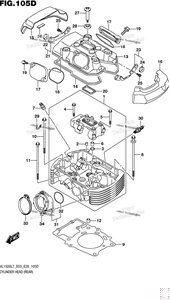 Нажмите для увеличения Cylinder Head (Rear) (Vl1500btl7 E28)