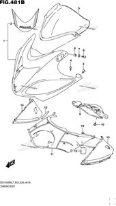 Нажмите для увеличения Cowling Body (Gsx1300ral7 E28)