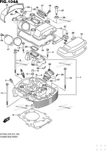 Нажмите для увеличения Cylinder Head (Front)