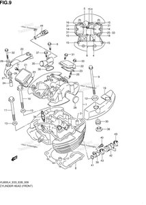 Нажмите для увеличения Cylinder Head (Front) (Vl800tl4 E28)