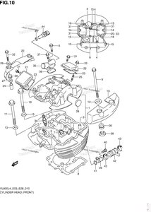 Нажмите для увеличения Cylinder Head (Front) (Vl800tl4 E33)