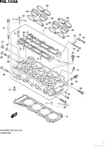 Нажмите для увеличения Cylinder Head (Gsx1300ral5 E03)