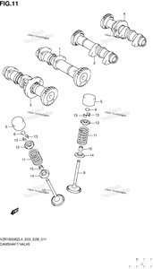 Нажмите для увеличения Camshaft/Valve