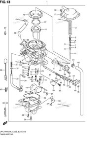 Нажмите для увеличения Carburetor (Dr-Z400sml3 E33)