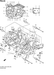 Нажмите для увеличения Crankcase (Vl1500bl4 E03)