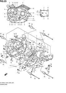 Нажмите для увеличения Crankcase (Vl1500bl4 E03)