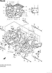 Нажмите для увеличения Crankcase (Vl1500l4 E03)