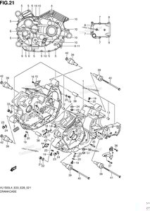 Нажмите для увеличения Crankcase (Vl1500l4 E28)