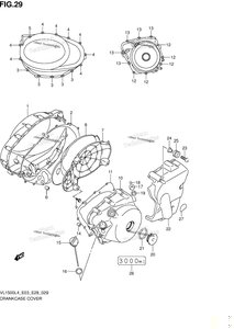 Нажмите для увеличения Crankcase Cover (Vl1500bl4 E03)