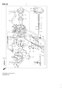 Нажмите для увеличения Carburetor (Dr-Z400sl1 E28)