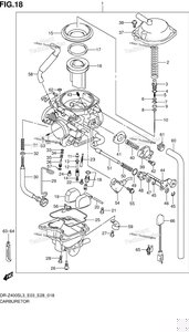 Нажмите для увеличения Carburetor (Dr-Z400sl3 E33)