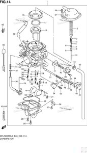 Нажмите для увеличения Carburetor (Dr-Z400sml4 E33)