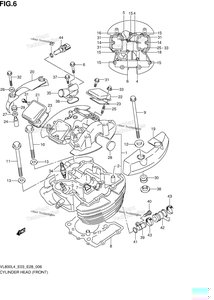 Нажмите для увеличения Cylinder Head (Front) (Vl800cl4 E28)