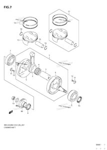 Нажмите для увеличения Crankshaft (Rm-Z450 K8/K9/L0)