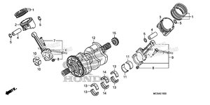 Нажмите для увеличения Crankshaft + Piston