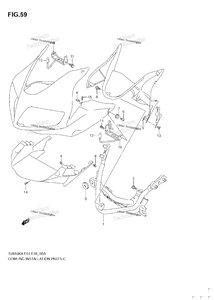 Нажмите для увеличения Cowling Installation Parts (Sv650s/Sa)