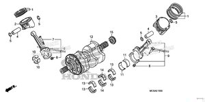 Нажмите для увеличения Crankshaft + Piston