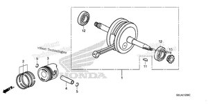 Нажмите для увеличения Crankshaft + Piston