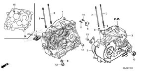 Нажмите для увеличения Crankcase (Crf100f)