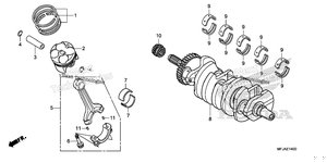 Нажмите для увеличения Crankshaft + Piston