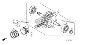 Нажмите для увеличения Crankshaft + Piston