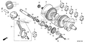 Нажмите для увеличения Crankshaft + Piston