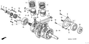 Нажмите для увеличения Crankshaft + Piston