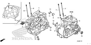 Нажмите для увеличения Crankcase (Crf100f)