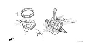 Нажмите для увеличения Crankshaft + Piston