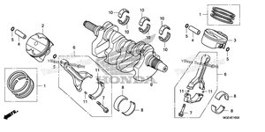 Нажмите для увеличения Crankshaft + Piston