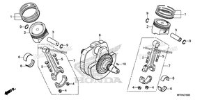 Нажмите для увеличения Crankshaft + Piston