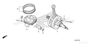 Нажмите для увеличения Crankshaft + Piston