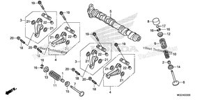 Нажмите для увеличения Camshaft + Valve (Fr.)