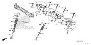 Нажмите для увеличения Camshaft + Valve (Rr.)