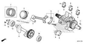 Нажмите для увеличения Crankshaft + Piston