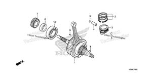 Нажмите для увеличения Crankshaft + Piston