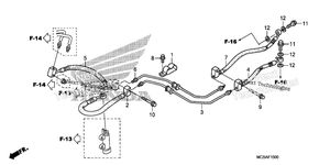 Нажмите для увеличения Rear Brake Hose (St1300)