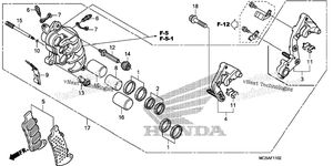 Нажмите для увеличения Right Front Brake Caliper ('08-)
