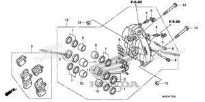 Нажмите для увеличения Left Front Brake Caliper