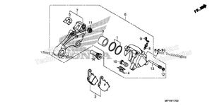 Rear Brake Caliper