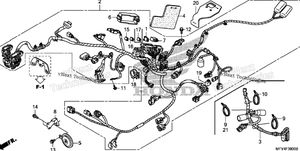 Нажмите для увеличения Wire Harness + Horn
