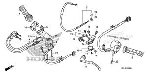 Нажмите для увеличения Handle Lever + Switch + Cable