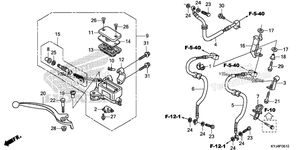 Front Brake Master Cylinder (Cbr250ra)