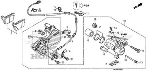 Rear Brake Caliper (Cbr600ra)